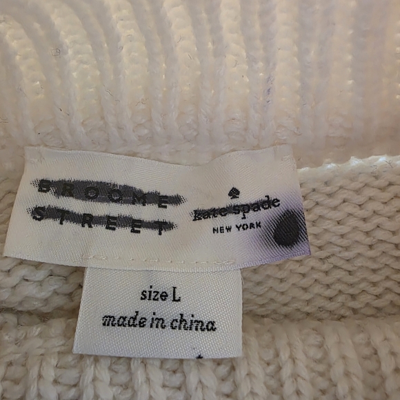 NWOT Kate Spade New York Broome Street L Celestial Cottagecore Knit Sweater - Picture 7 of 16